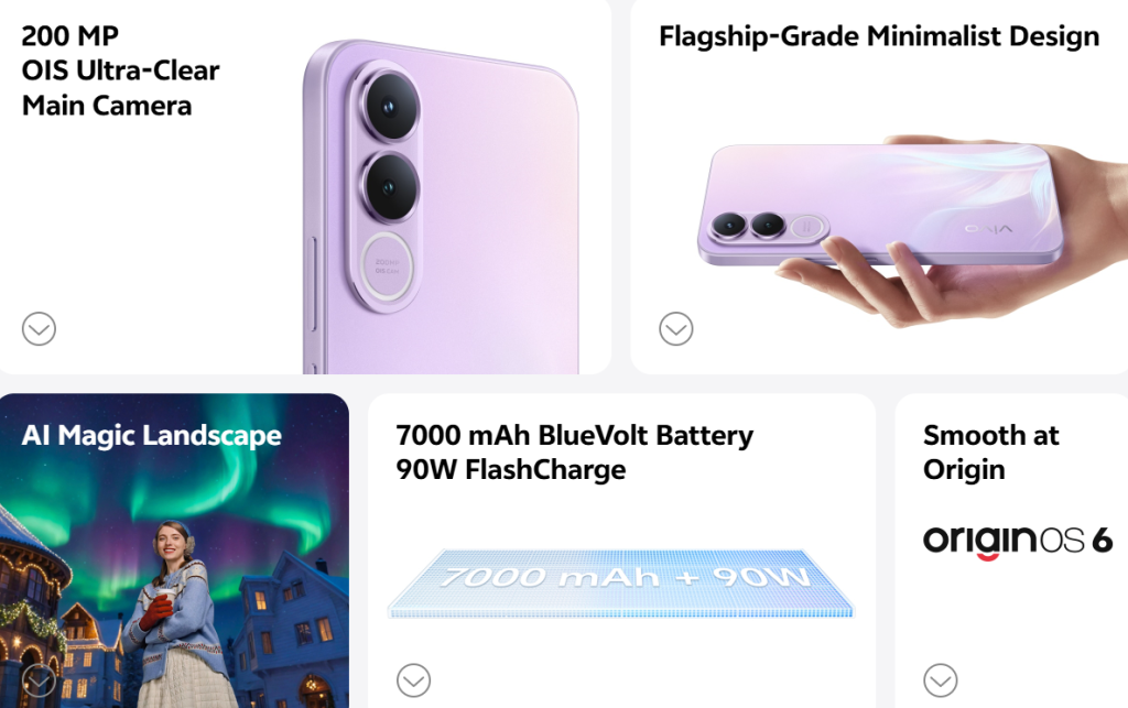 Vivo V70 FE Specification
