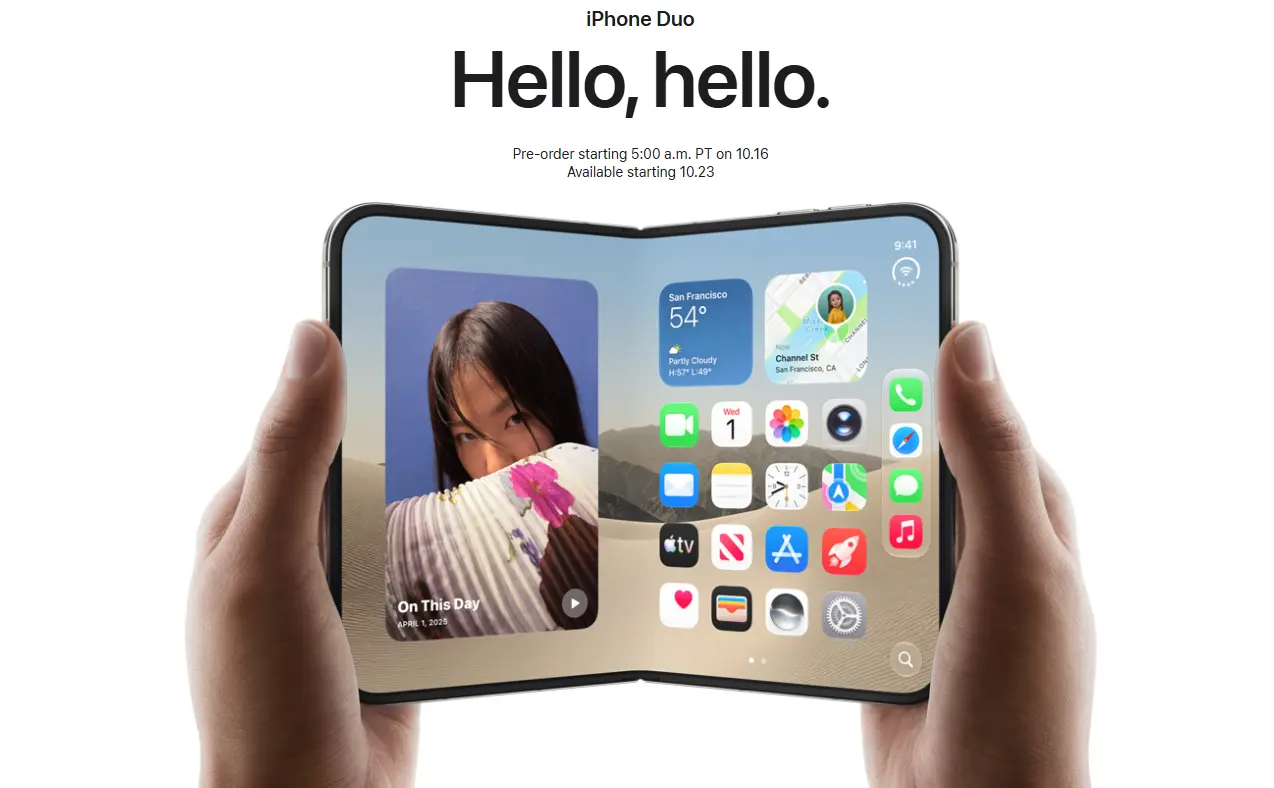 Apple iPhone Duo Debuts on 9 September With Slimmest & Foldable Phone At First Time: Bangladesh Price & Full Details