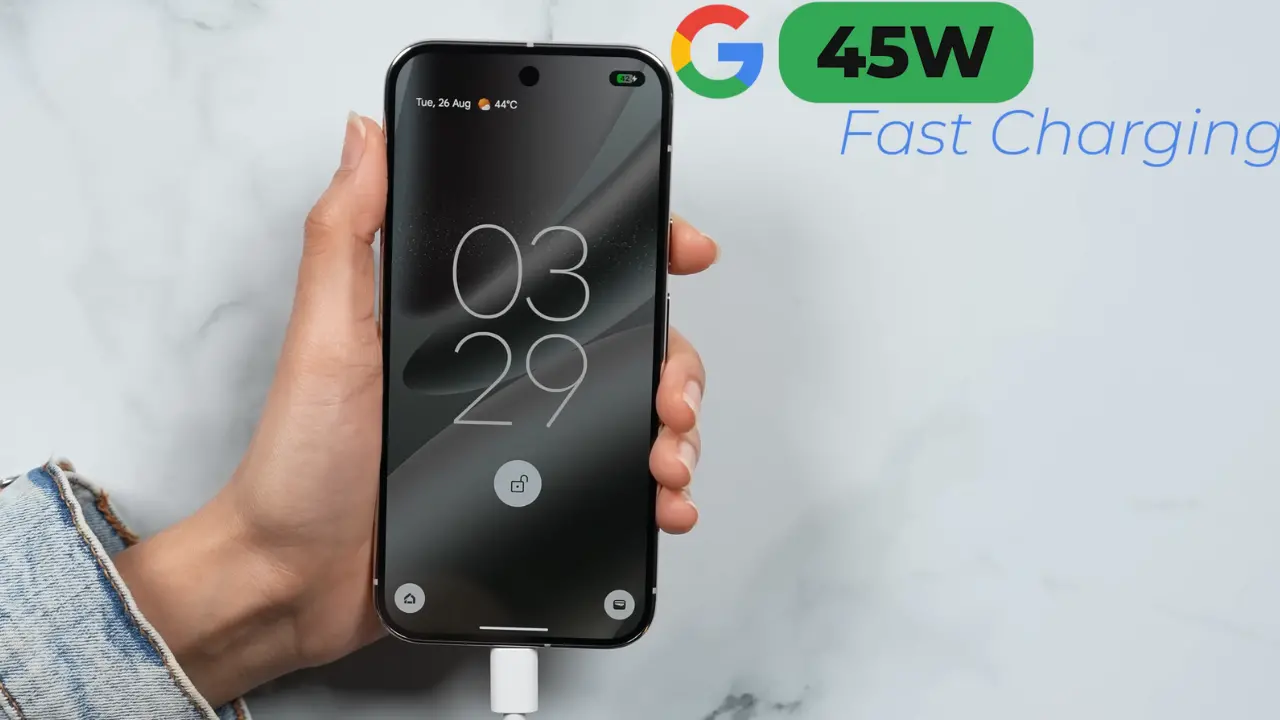 google pixel 10 pro xl battery charging image