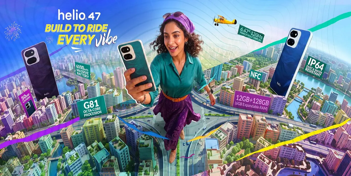 Helio 47 Launched on 16 August in Bangladesh With 6,000mAh Battery At Tk 17,999