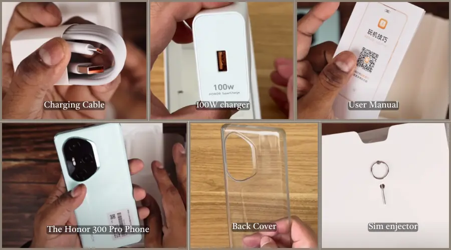 honor 300 pro box content image