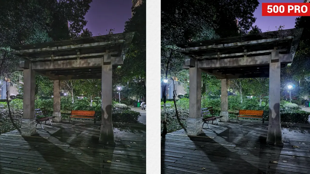 honor 500 pro low light image