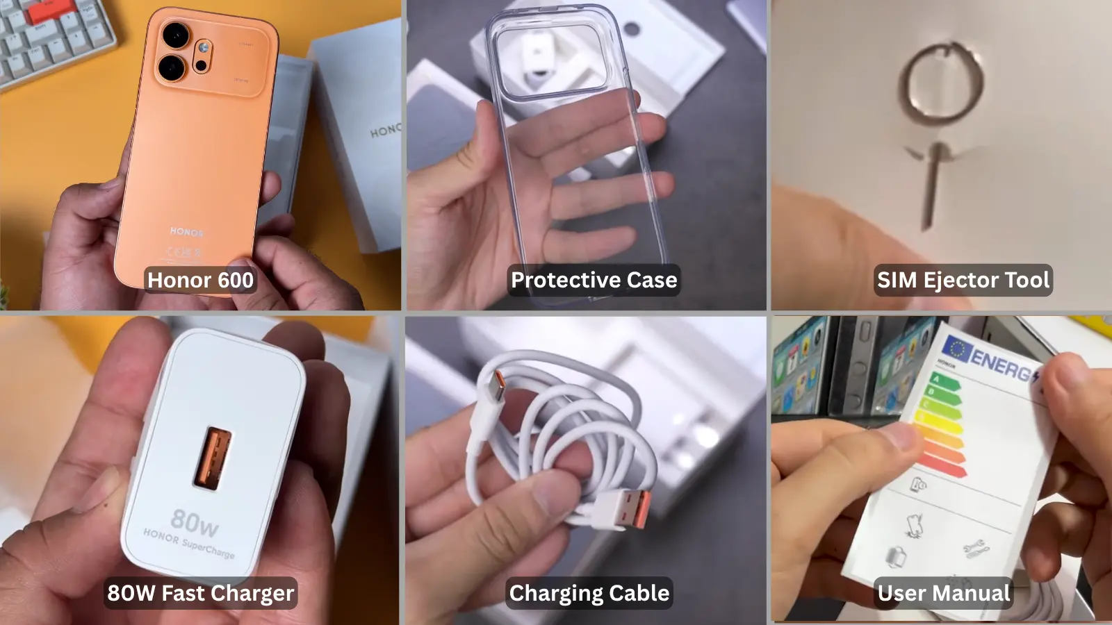 honor 600 box content image