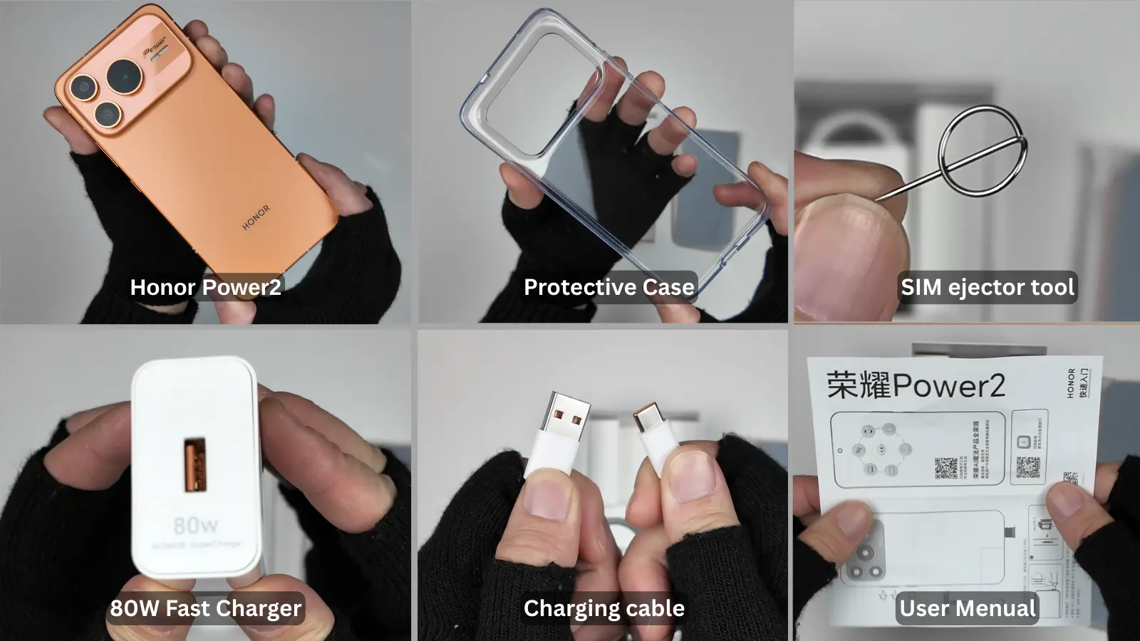 honor power2 box content