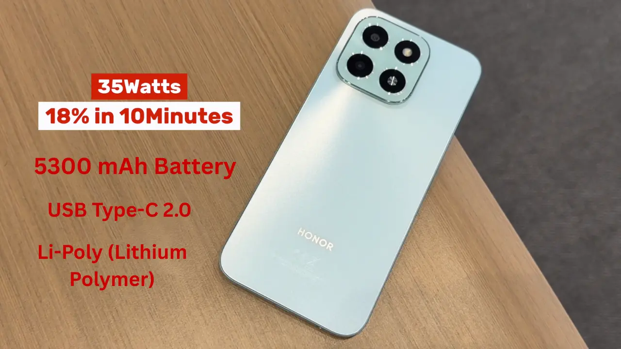 honor x6c battery charger image