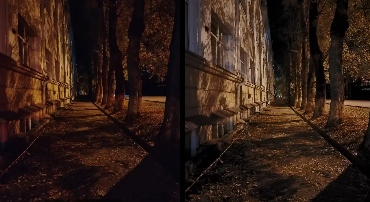 Honor X7d Low-light Photo