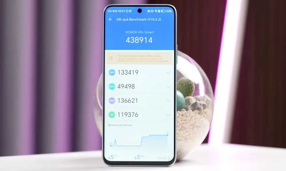 honor x9c smart antutu score image