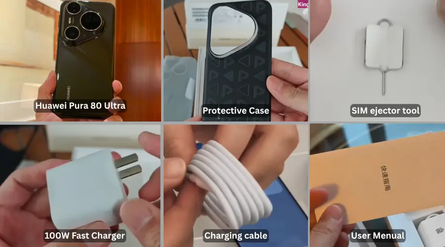 huawei pura 80 ultra box content image