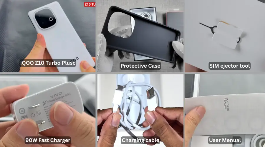 iqoo z10 turbo plus box content image