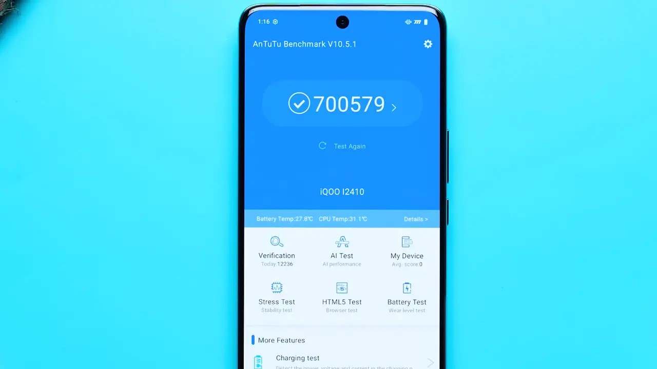 iqoo z10r an tu tu score image
