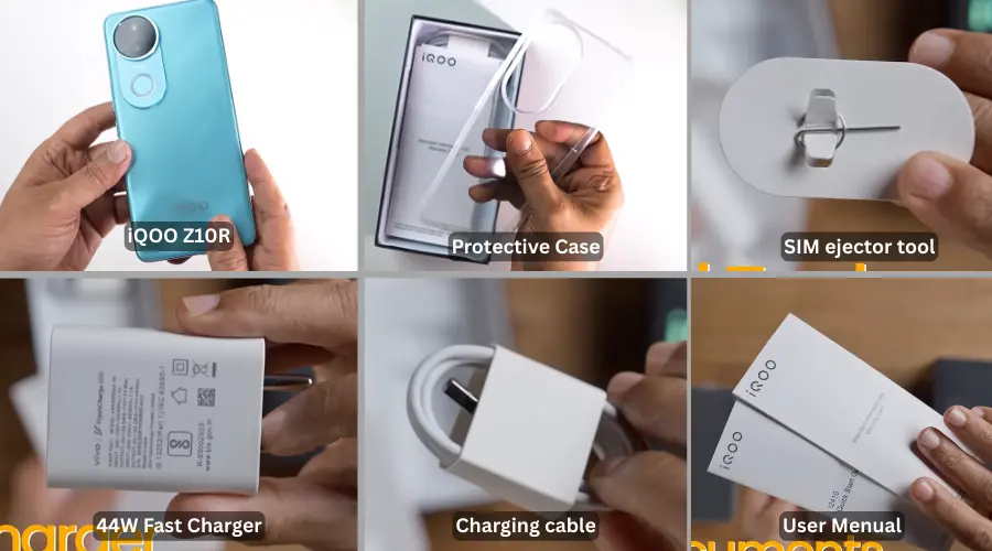 iqoo z10r box content image