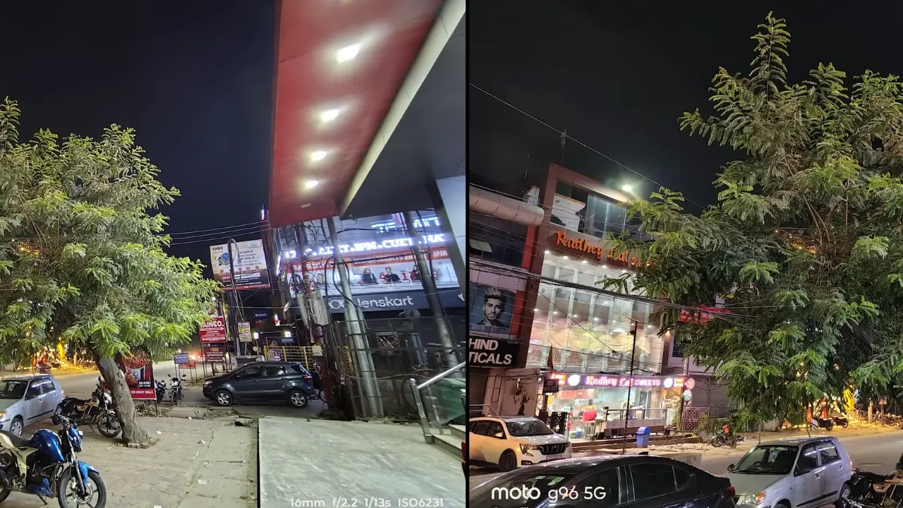 motorola moto g96 low light image