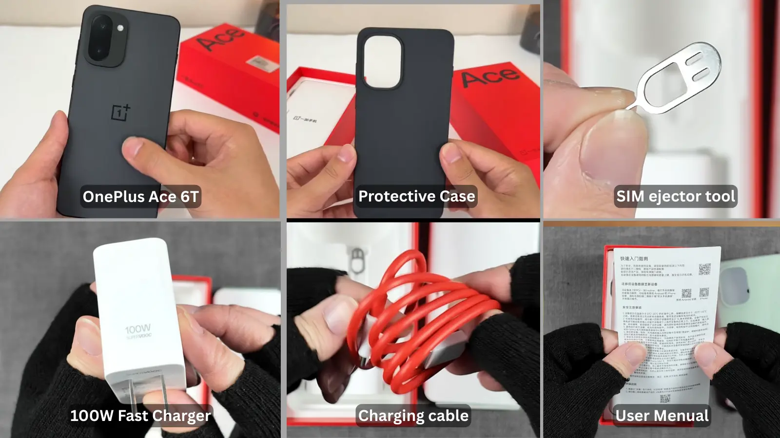 oneplus ace 6t box content
