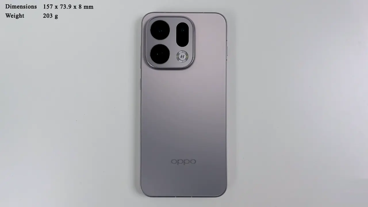 oppo find x9 design build image