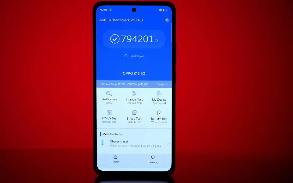 oppo k13 antutu score image