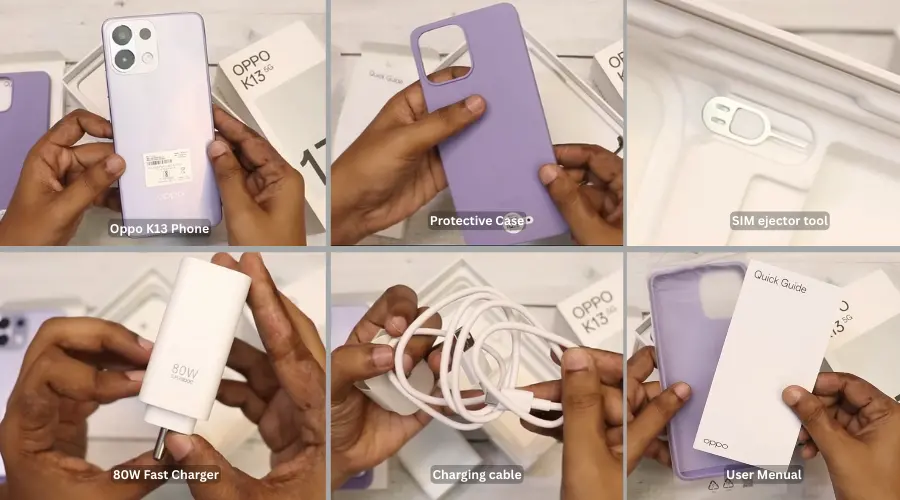 oppo k13 box content image