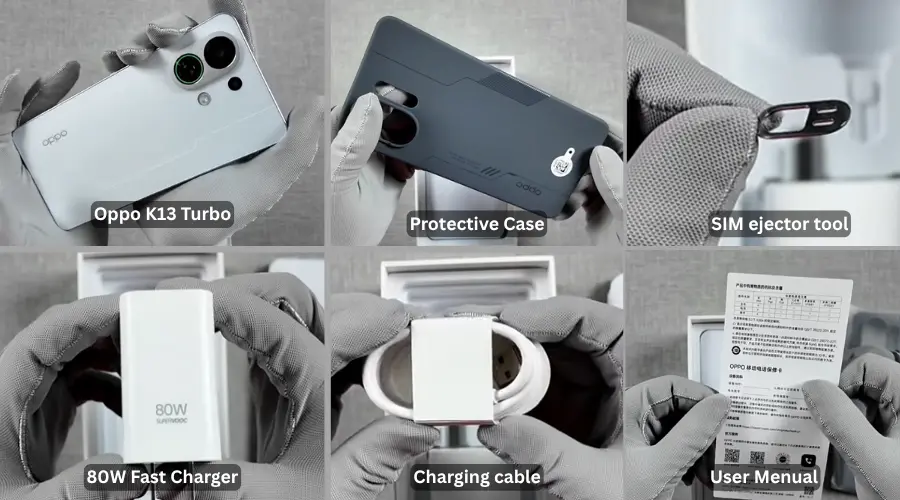 Oppo k13 turbo box content image