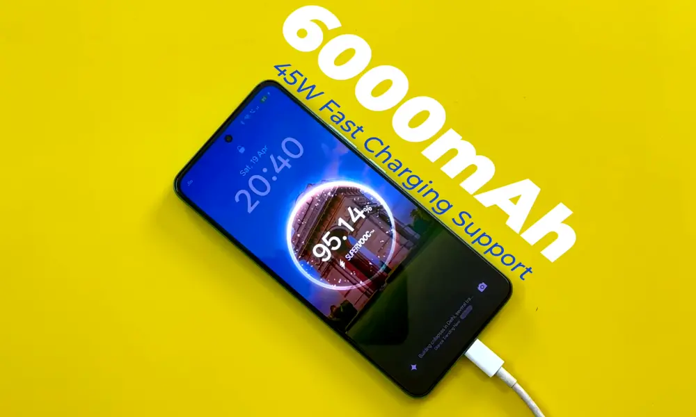 realme 14t battery charger image