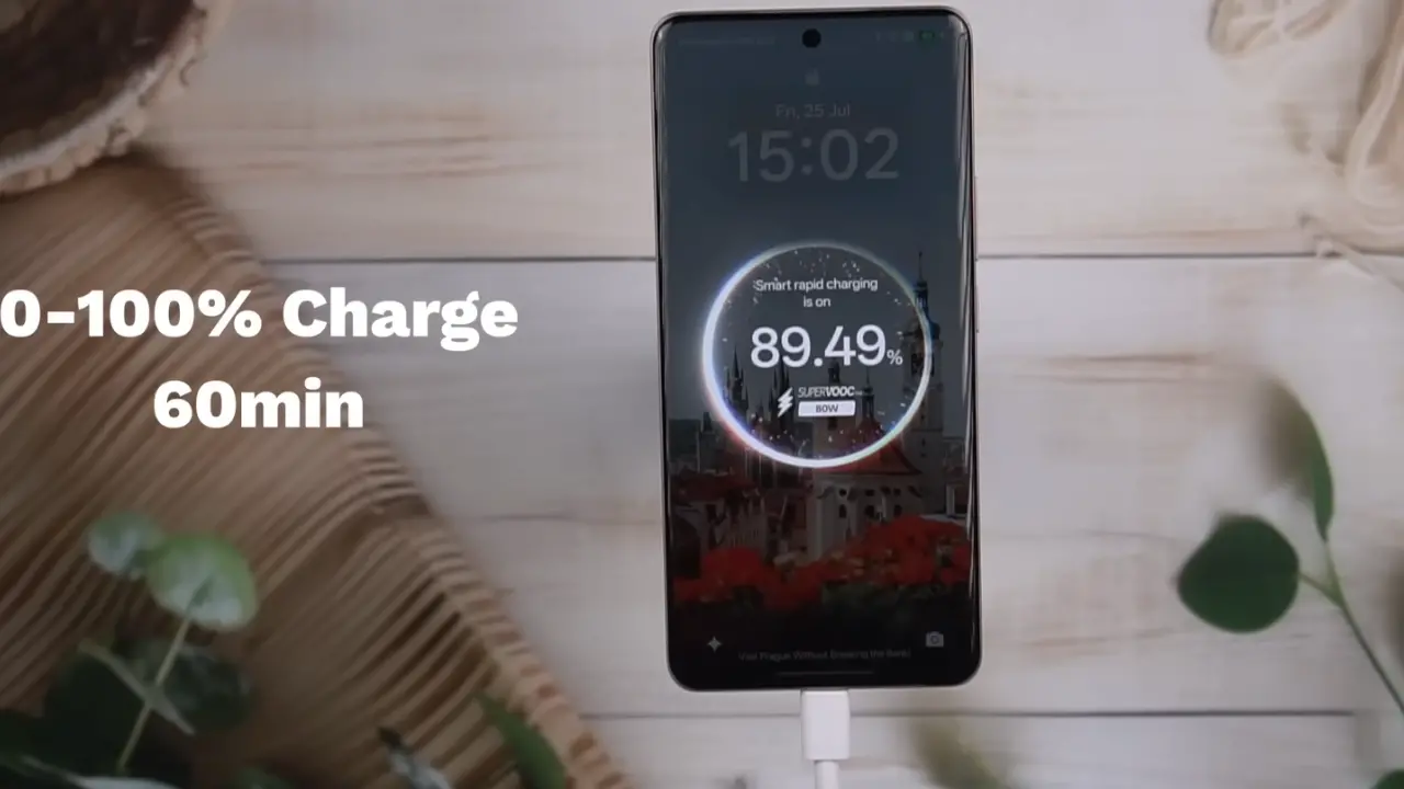 realme 15 battery charging image