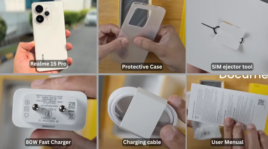 Realme 15 pro box content image