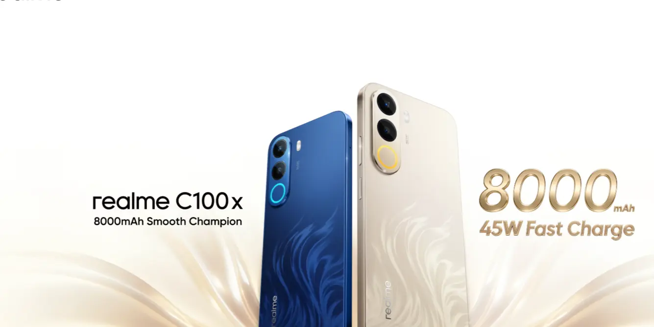 Realme C100x Will Arrive in Bangladesh on 10 August 2026 with 8000mAh Battery and Unisoc T7250 Processor