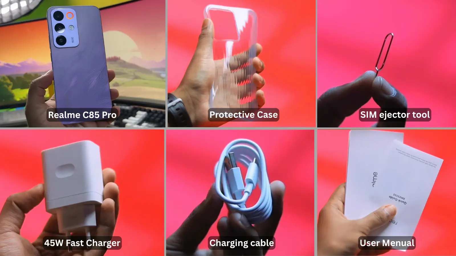 realme c85 pro box content
