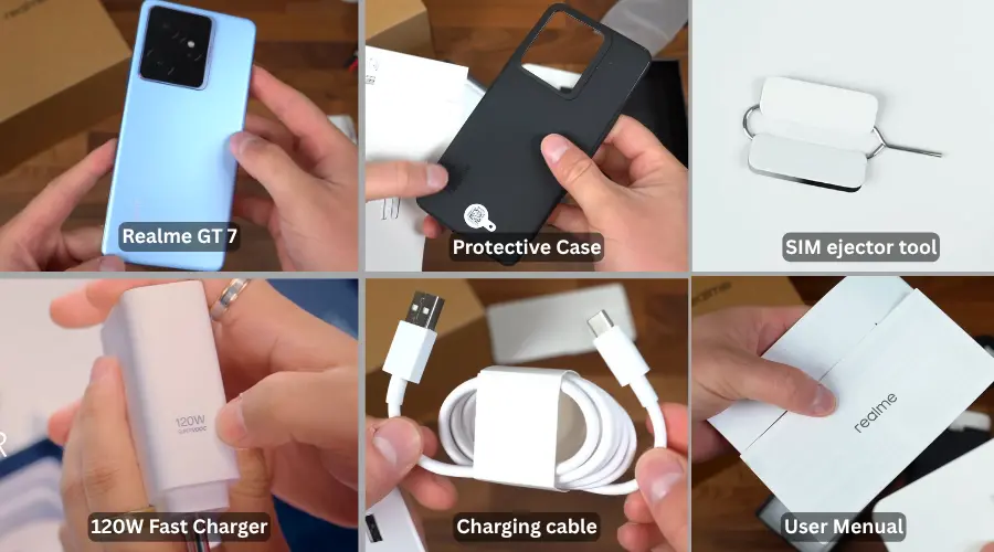realme gt 7 box content image
