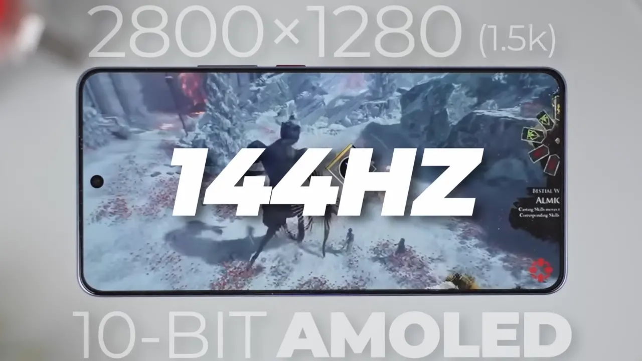 Realme gt 7 display image