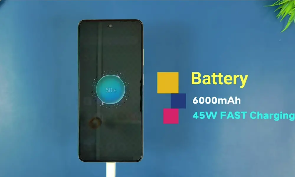 realme narzo 80x battery and charger image