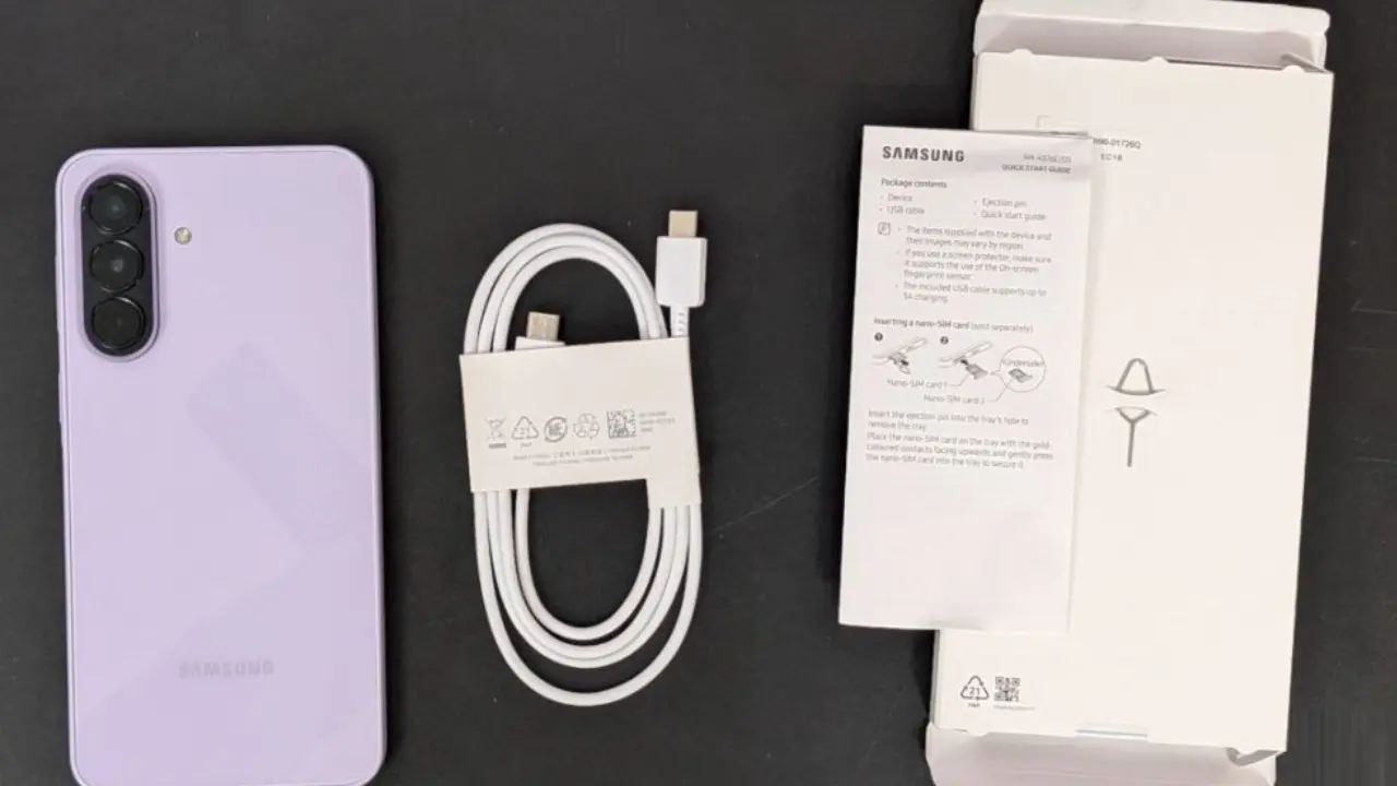 samsung galaxy a37 box content image