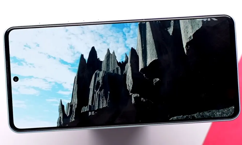 samsung galaxy m55s display image