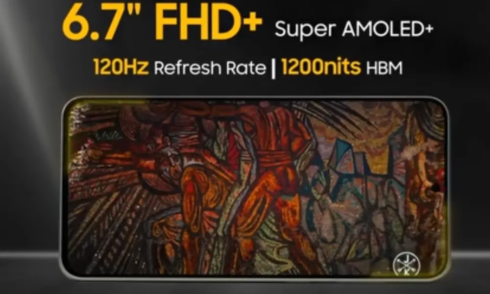 Samsung galaxy m56 display image