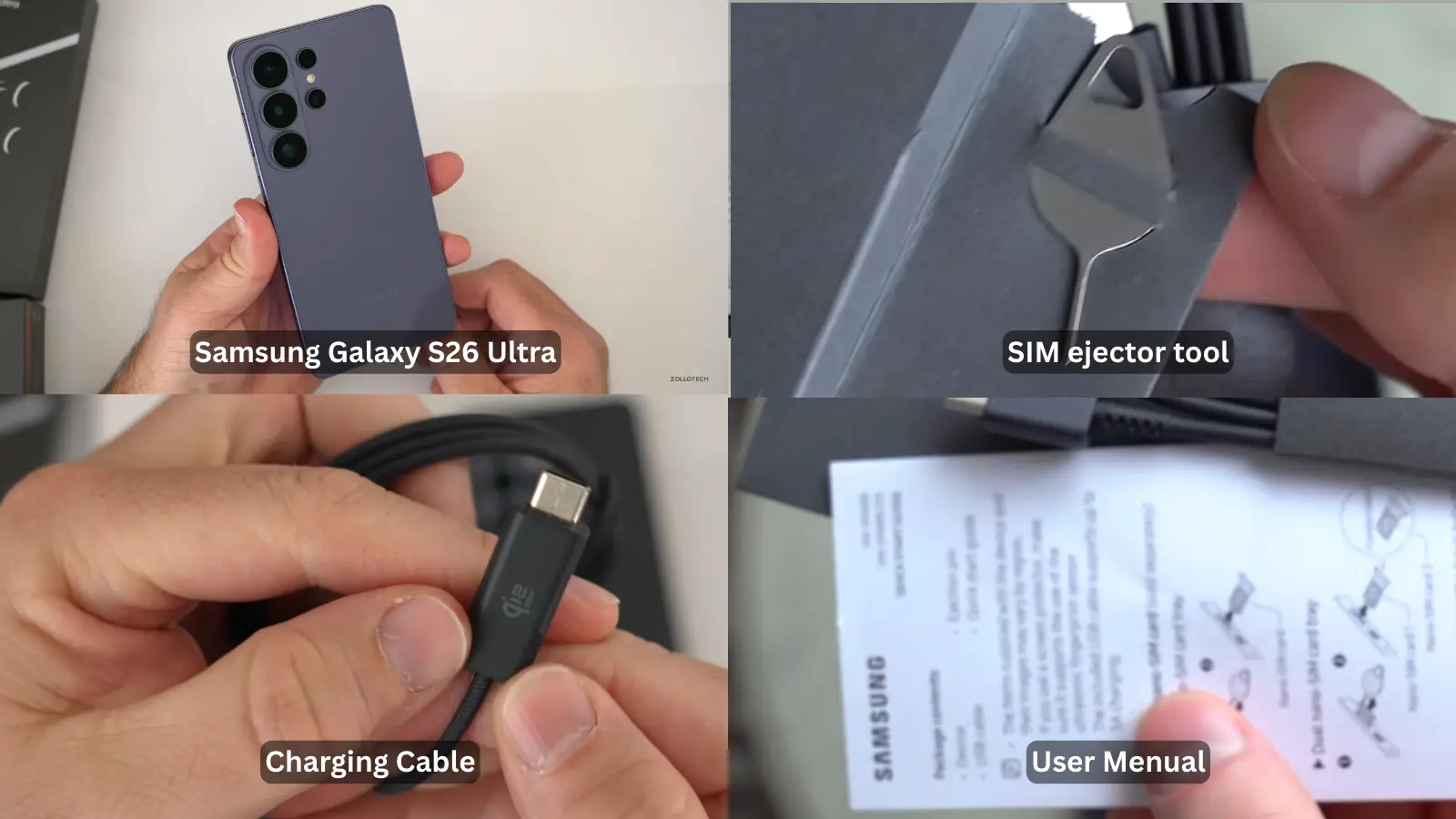 samsung galaxy s26 ultra box content image