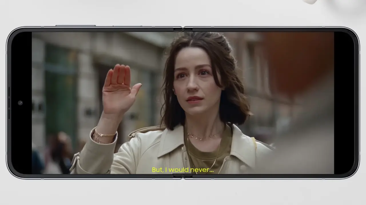 samsung galaxy z flip7 display image