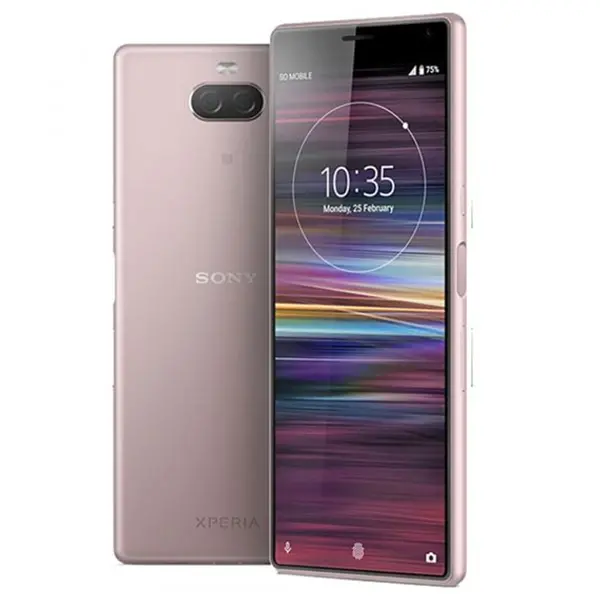 Façade Arrière Et Cache Batterie Pour Sony Xperia 10 Plus - Neuf Noir