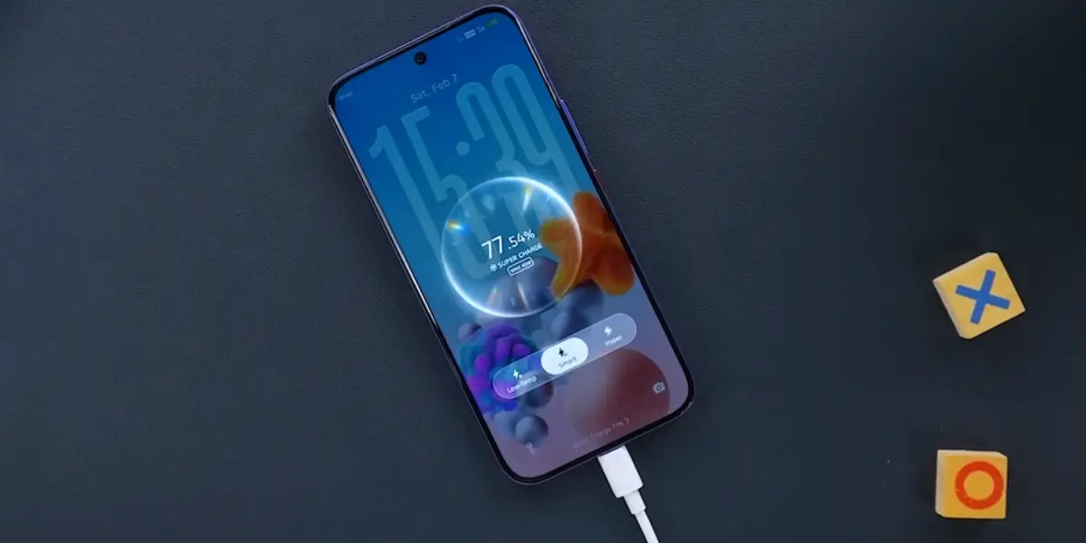 tecno pova curve 2 battery charging image