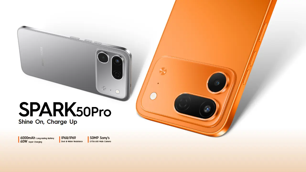 Tecno Spark 50 Pro Debut on 18 Jun With SGS Five-Star Drop Resistance, Starting Price at Tk 26,999