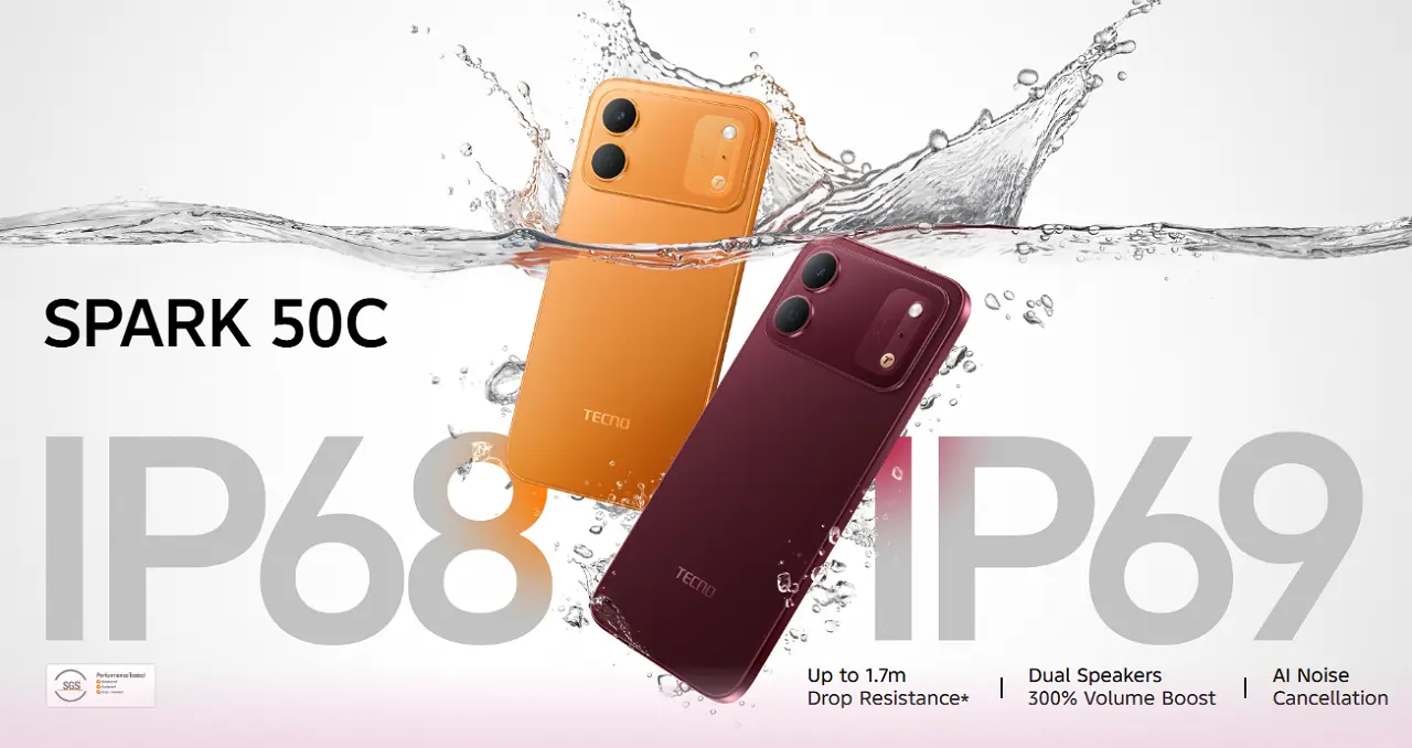 Tecno Spark 50C Launched on 16 September in Bangladesh With IP68 & IP69 Rating, Staring Price at Tk 21,999