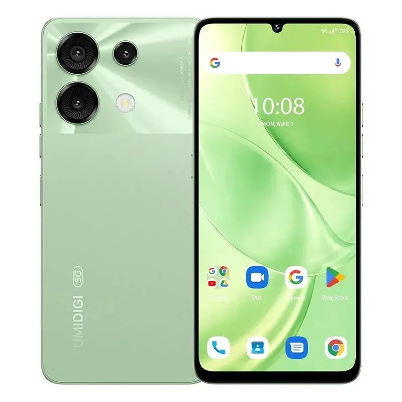 【中古美品】UMIDIGI G9 UMIDIGI G9x Sand Green【RAM4GB/ROM128GB 海外版SIMフリー