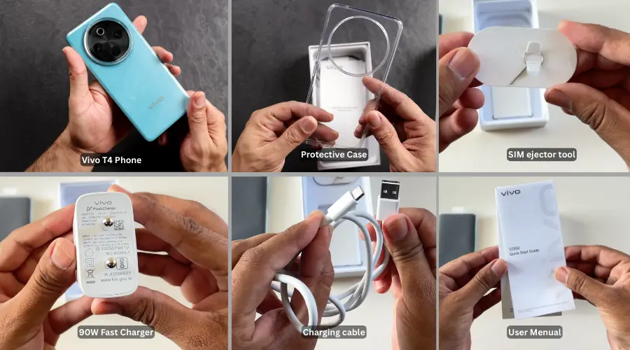 Vivo t4 box content image