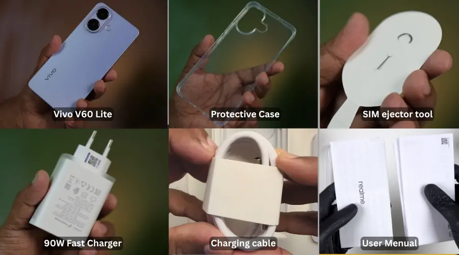 vivo v60 lite box content