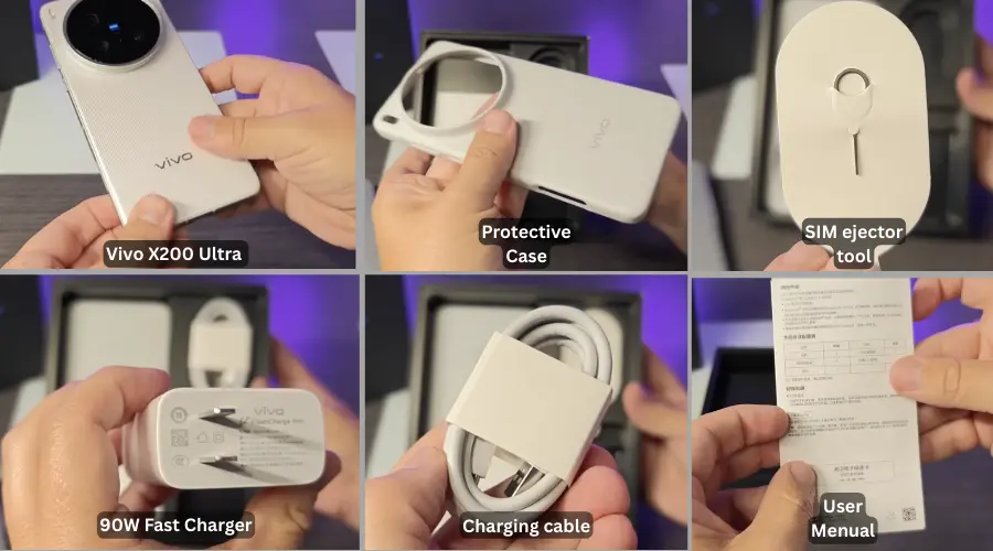 Vivo x200 ultra box content image