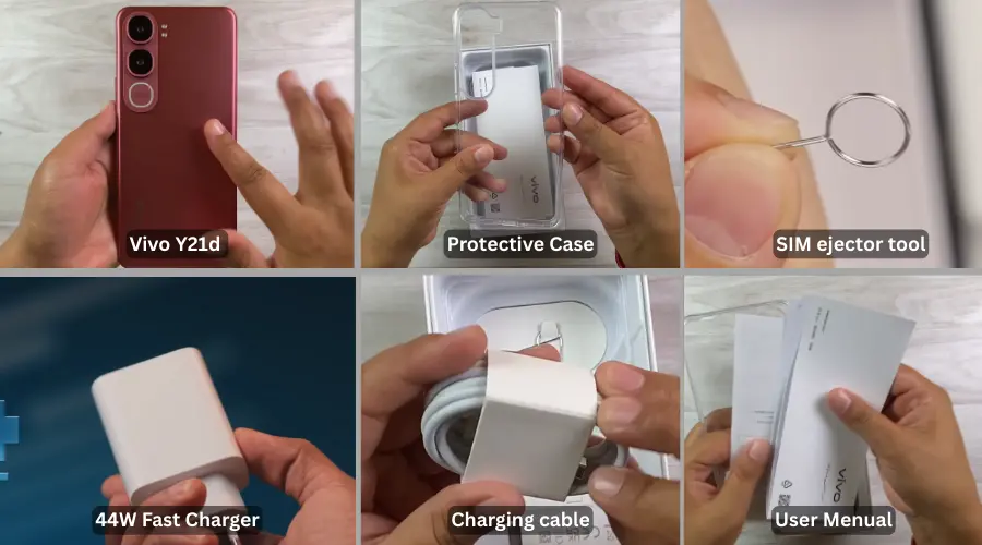 Vivo y21d unboxing image