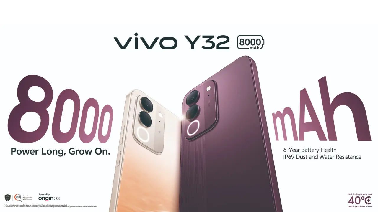Vivo Y32 Is Coming to Bangladesh on October 7 With 8000mAh Battery: See Price & Full Specs