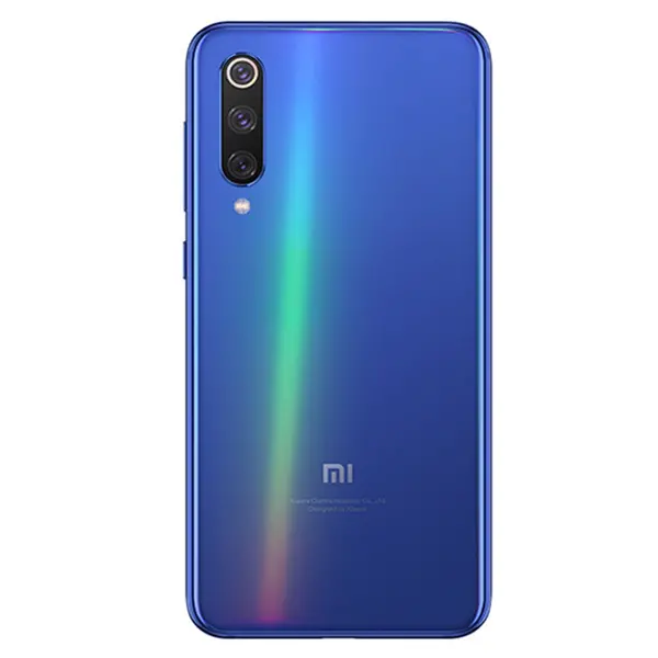 Zadná strana Mi 9 SE – trojitý fotoaparát 48 MP, tele 2×, ultraširoký