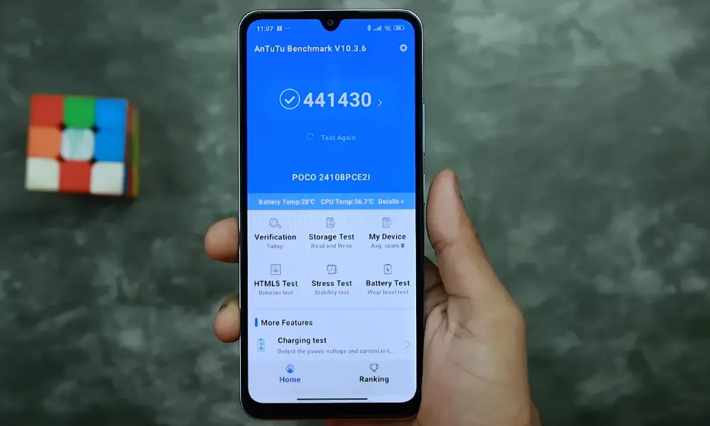 xiaomi poco m7 antutu score image
