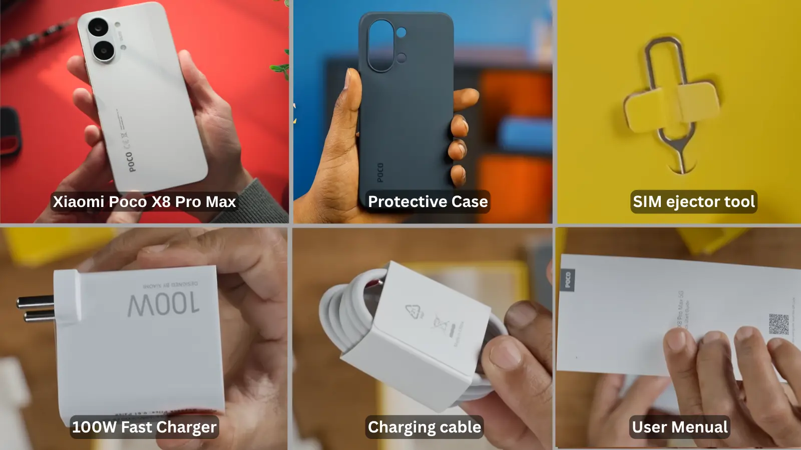 xiaomi poco x8 pro max box content image