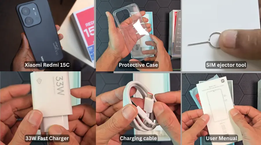 xiaomi redmi 15c box content image