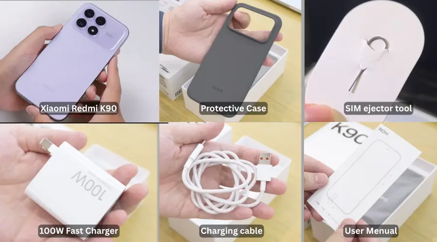 xiaomi redmi k90 box content