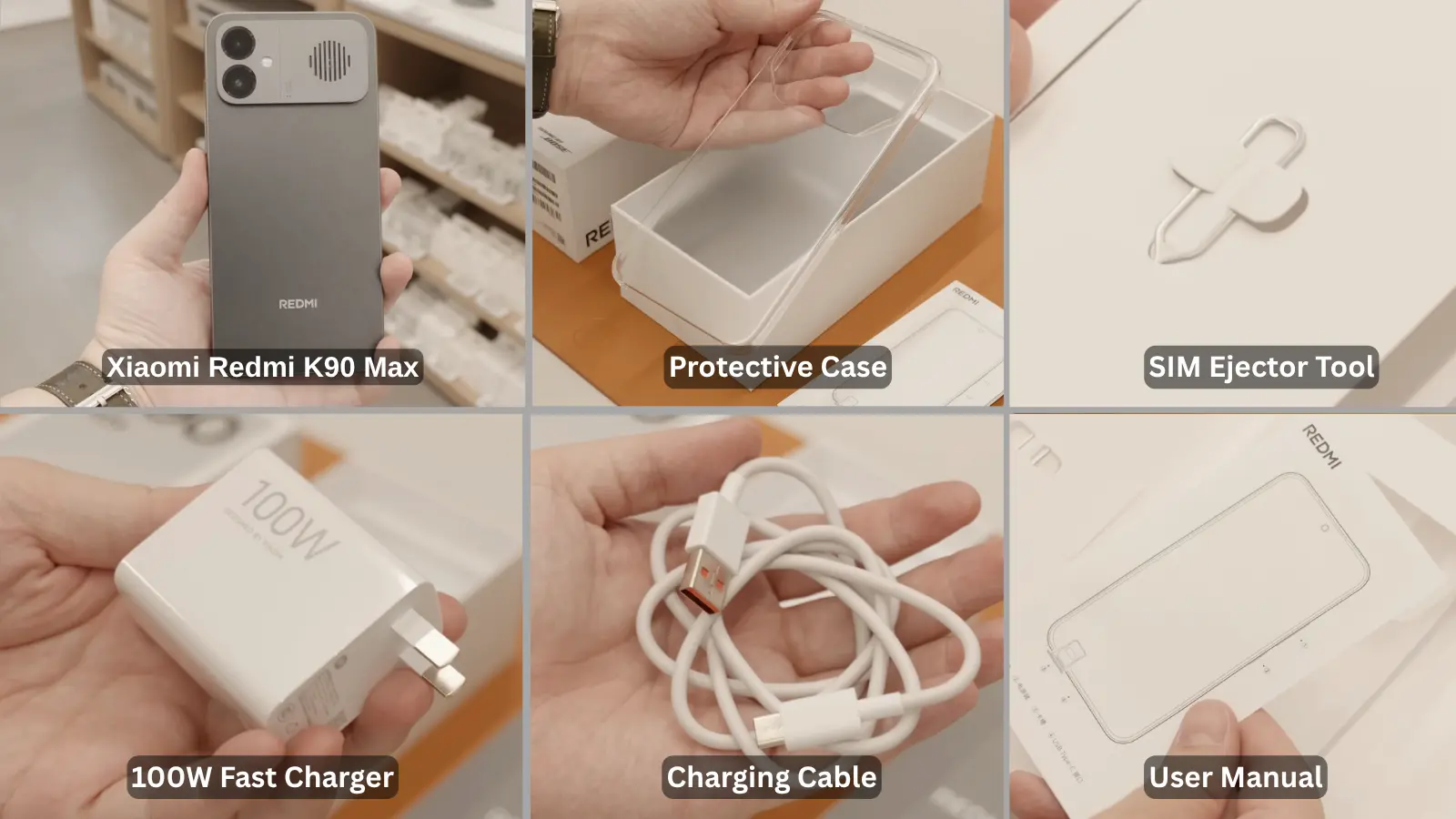 xiaomi redmi k90 max box content image